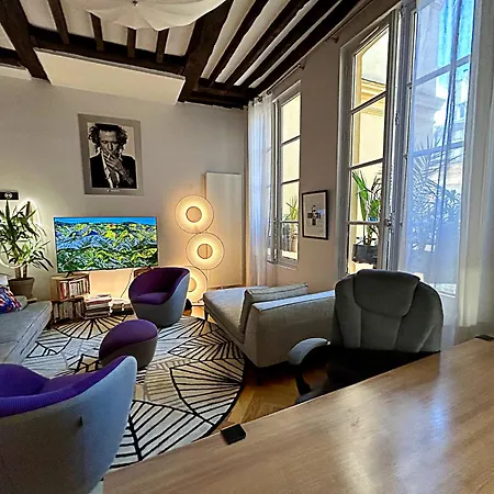 Superbe Et Inoubliable Le Marais Lägenhet