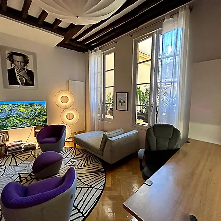 Superbe Et Inoubliable Le Marais Lägenhet